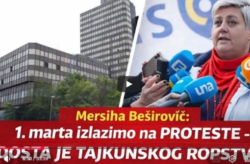 IZLAZIMO NA PROTESTE – DOSTA JE TAJKUNSKOG ROPSTVA! II Mersiha Beširović